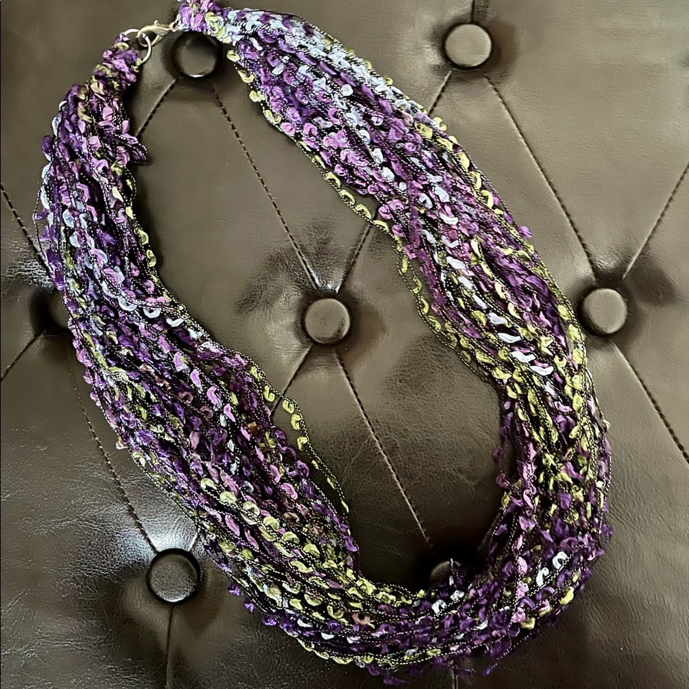 Ribbon Scarf Necklace